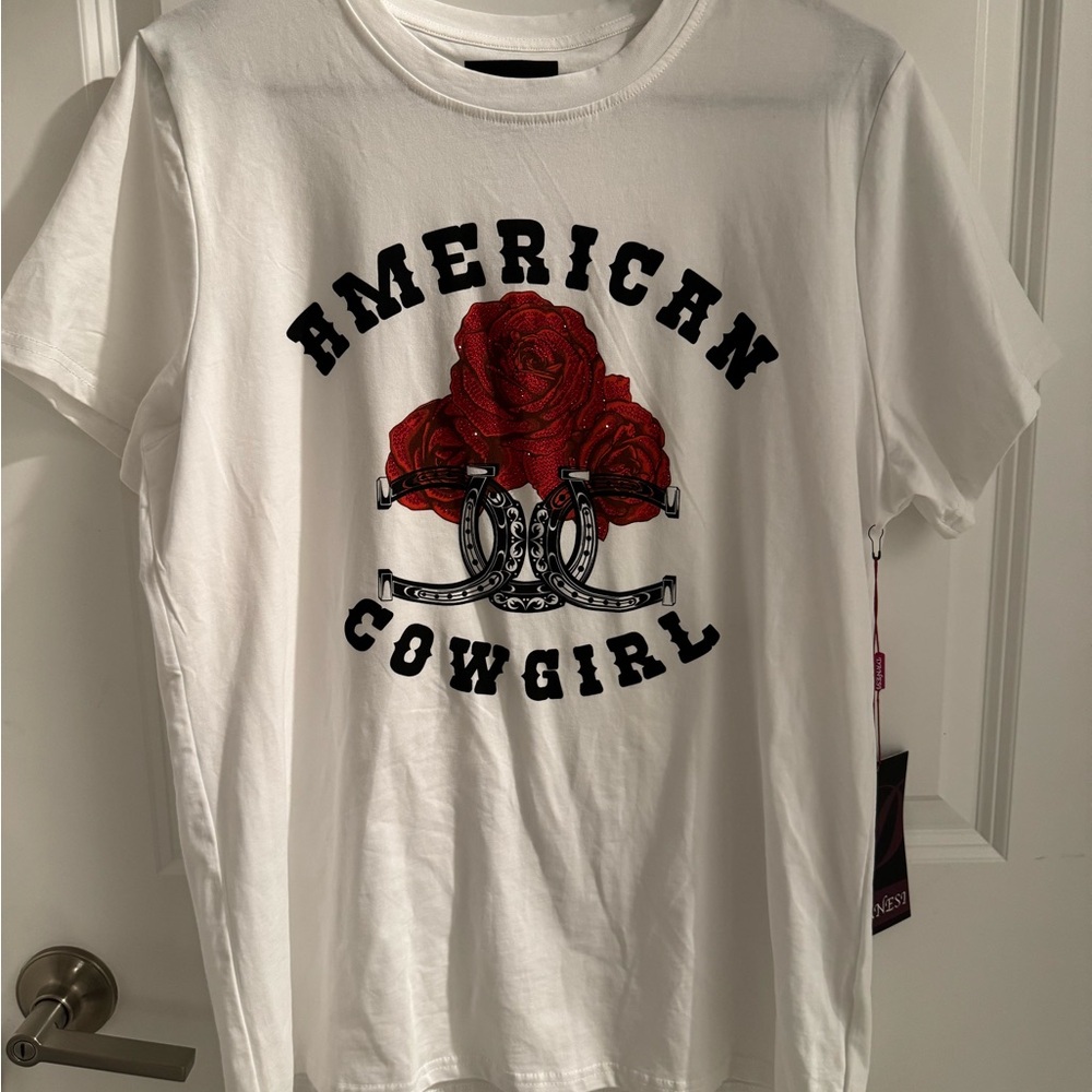 Danesi Women’s American Cowgirl T-Shirt NWT! XL